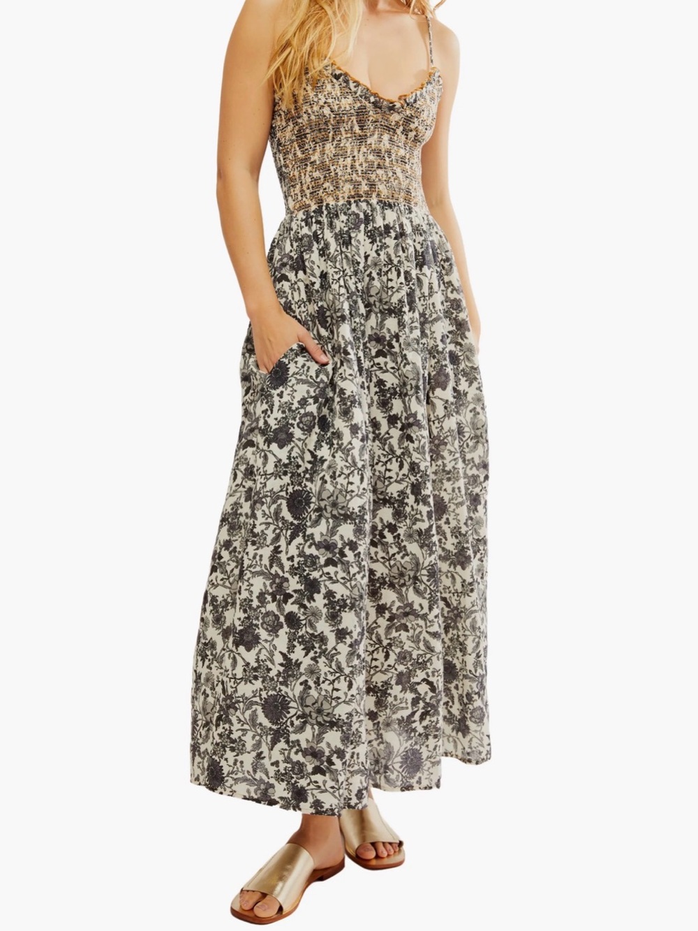 Free People Sweet Nothings Midi Dress